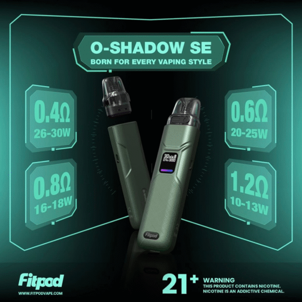 FITPOD O-SHADOW SE 小煙主機 (15) FITPOD O-SHADOW SE 小煙主機 O-SHADOW主機 O-SHADOW SE主機 電子煙主機 小煙主機 蒸氣孤兒院 蒸氣店 潮流商城